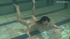 Naughty Barbara Chehova Horny Underwater Swimming Teenie Thumb