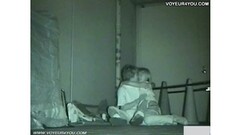Hot teen couple get caught playing at night Thumb
