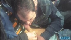 A gay blowjob from a curious guy Thumb