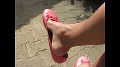 pink sabrinas - outdoor shoeplay in the sunshine by Isabelle-Sandrine Thumb