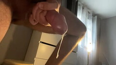 Une grosse ejaculation avec ma grosse bite arabe circoncise / A big cumshot with my big circumcised  Thumb