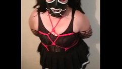 Chubby submissive masked girl stupid dancing whore Thumb