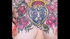 Titties and blowing a kiss Thumb