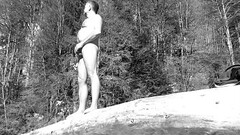 nudist bear with small, soft penis Thumb